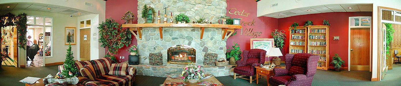 Cedar Creek Clubhouse Fireplace
