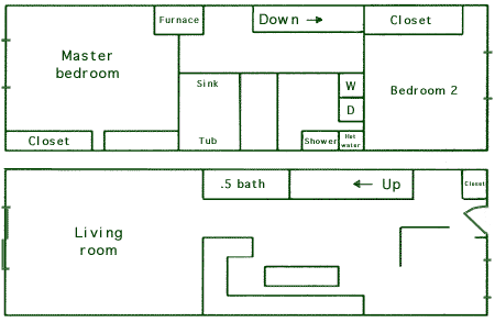 Wood Townhouse floor plan